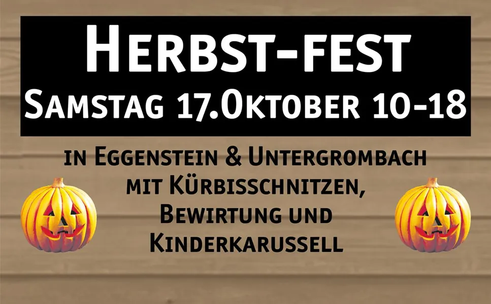 Kürbisschnitzen für die Kinder - Herbstfest